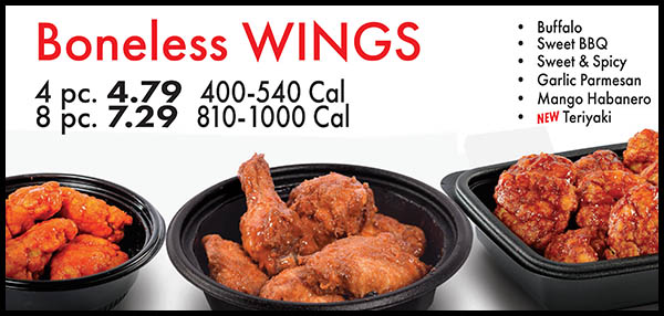 Amigos / Kings Classic Menu - Lincoln NE
Salads
Taco Salad 6.19 730
Skinny Taco Salad 5.19 350
Chicken Taco Salad 6.49 660
Skinny Chicken Taco Salad 5.49 260
Nut & Berry Chicken 6.69 430
Half Size 4.99 210
Southwest Chicken 6.69 510
Half Size 4.99 260
Fiesta Lime Chicken 6.69 350
Half Size 4.99 180
Enchiladas
Cheese Enchilada 4.29 5.29 510/730
Meat Enchilada 4.79 5.79 630/860
Each Dinner
Sides
Mexi Fries 2.29 2.79 360/550
French Fries 2.29 2.79 360/480
Rice or Refritos 1.29 250/190
Crispos 1.29 750